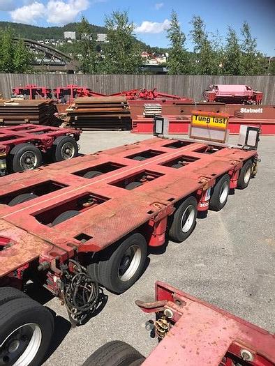 Used Nicolas Modular Trailer, 12 axle Line x 3m Wide