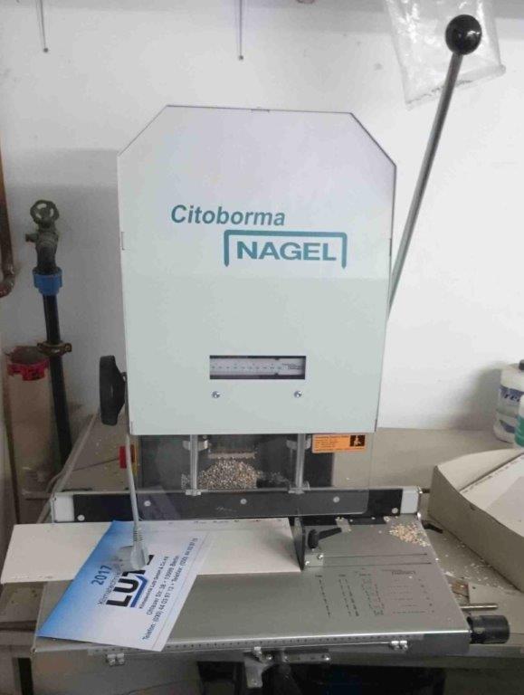 Used Nagel Citoborma 290 B 2spindle table paper drill 2007