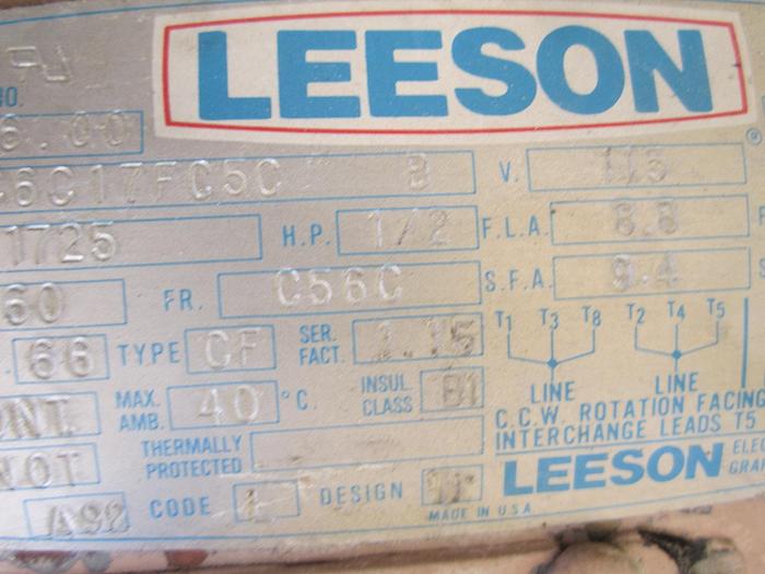 Used Pump, Metering, 1/2 HP, S/st, 12 GPH, Chemineer (2) #S739426