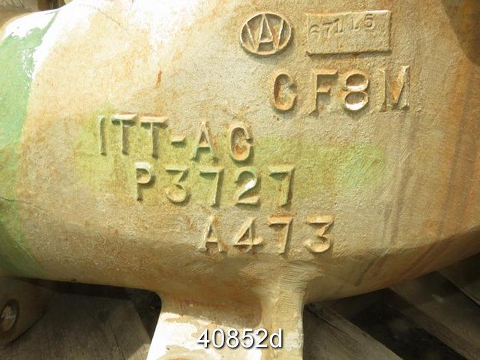 Used Allis Chalmers 6x8x12 Split Case Pump, 9.25 Impeller #40852