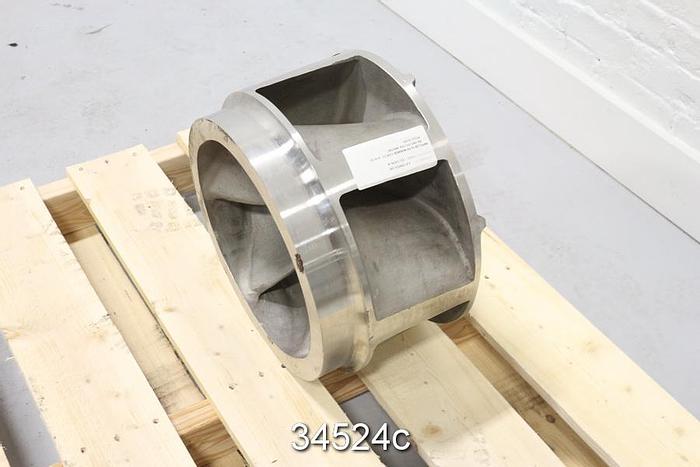 Used Warren 12PL15 Impeller, 6-Vane, 15" Diameter, Stainless Steel #34524