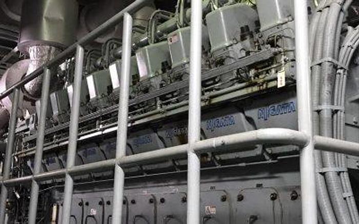 Used Niigata 18V22AG gas generator two sets in excellent working condition.