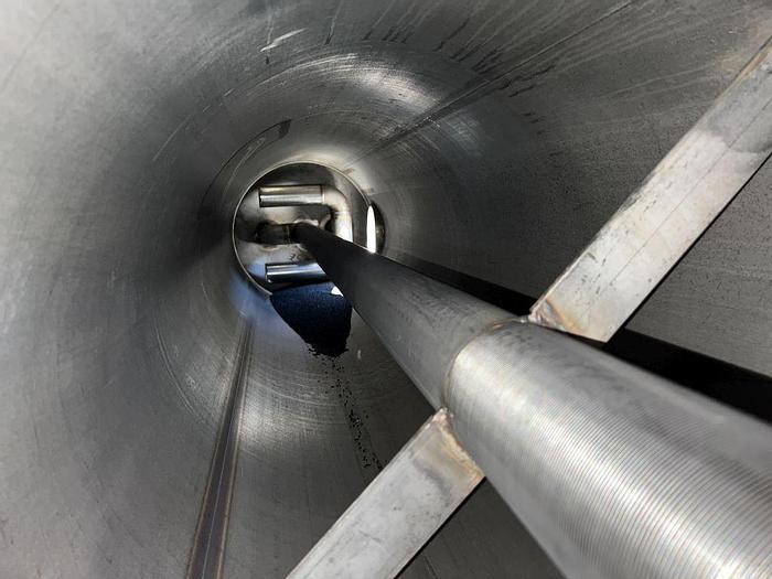 Used Tank, 190 Gallon, S/st, 55 PSI, DT/DB, Morfab #S744616