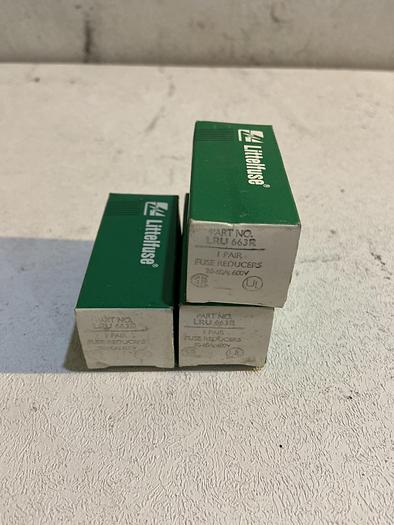 Parts Only LITTELFUSE Fuse Reducers 60A-30A-600V Part No: LRU-663R (B10)
