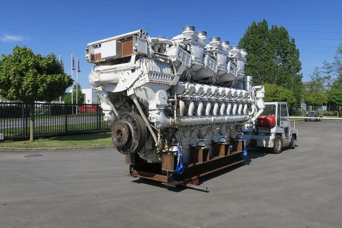 Used 2000 MTU 20V1163TB93 marine engine 10000 HP