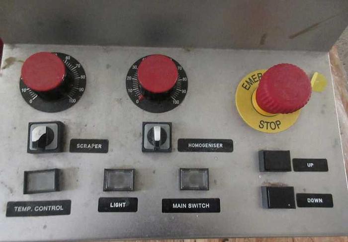 Used 3 LITER ESCO LABOR DUAL AGITATED VACUUM LAB MIXER - S/S - JACKETED