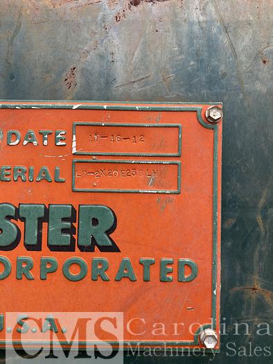 Used Jackson 8' Shaving Mill