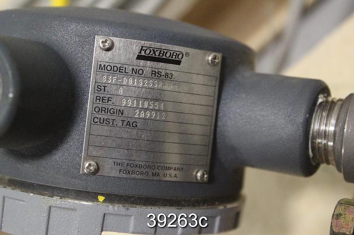 Used Foxboro 83F Flanged Vortex Flowmeter with Readout Display Module, 83F-D01S2SSRJ-G #39263