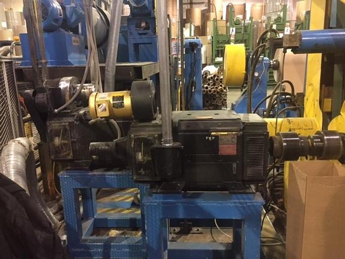 Used 85" (2.15M) CAMERON MDL 458 SLITTER REWINDER SHAFTLESS REWIND