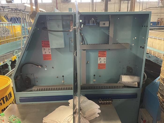 Used 2007 Braun sheet folder with stacker