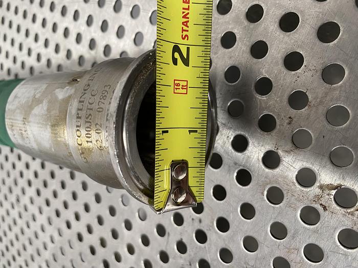 Used Parker 72" x 1 1/2" Wildcatter SWC693 UHMWPE Chemical Suction Hose 250 PSI