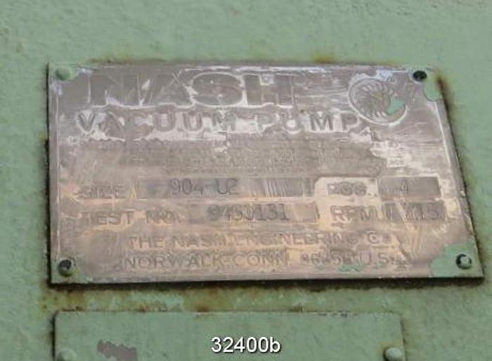 Used Nash 904-U2 Vacuum Pump #32400