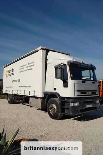 Used 2001 VOLVO FL 19 250 + Iveco Eurotech 190E27 R 19 ton curtainsider