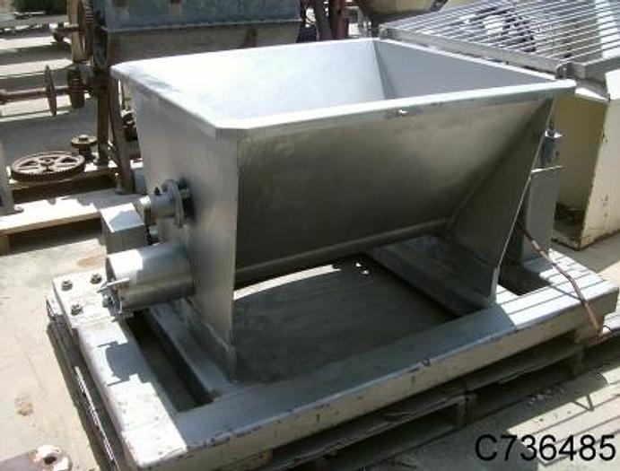 Used Extruder, Mixer, 6", S/st, 10 HP, Pasta #C736485