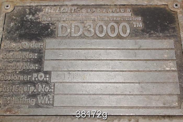Used Beloit DD3000 20" Refiner Housing with Door #38172