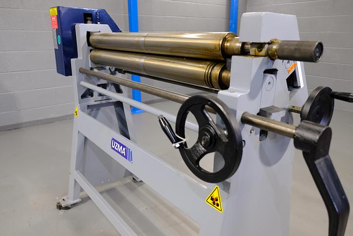UZMA RS model Hand operated geared Bending rollers 90mm diameter