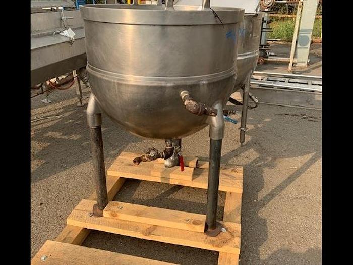 Used Groen 60 Gallon Stainless Steel Jacketed Steam Mix Kettle TH60