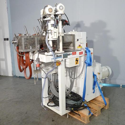 Used used Laboratory mixing-kneading extruder BUSS SMS GmbH type PR-46-B, built in 1993