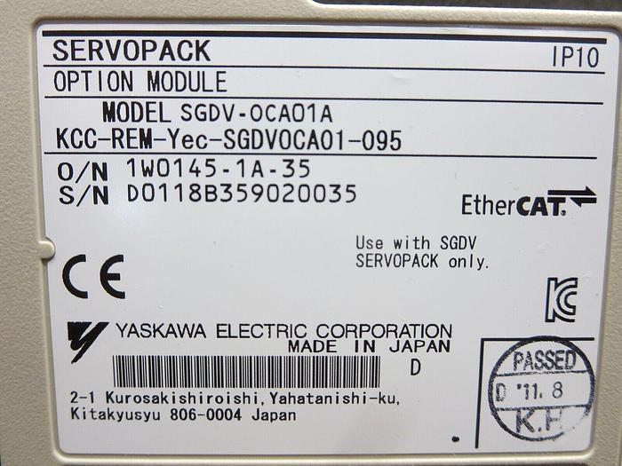 Used Yaskawa SGDV-R90AE1A