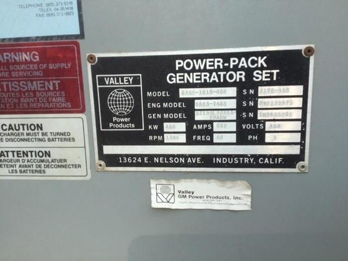Used 400 kW Generator Detroit 92 Series