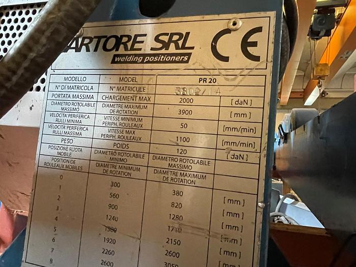 Usato Posizionatore x saldatura cisterne 2000 KG- 4000 KG