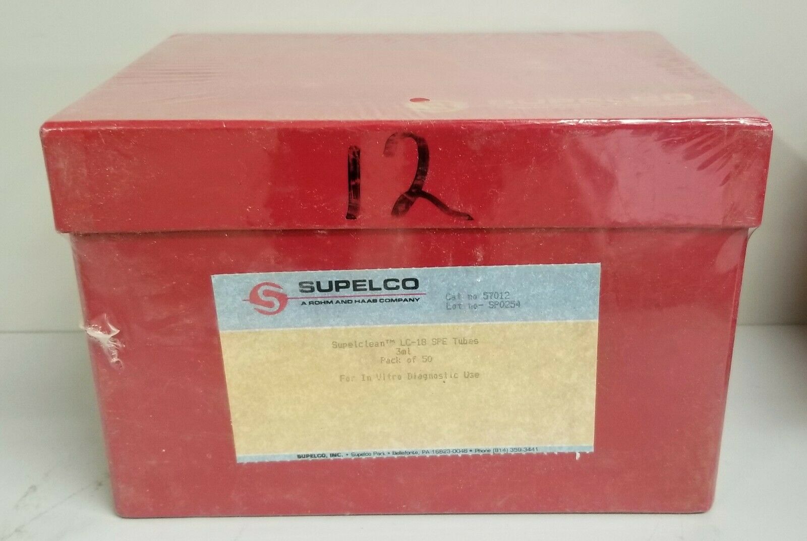 New Supelco Supelclean LC-18 (57012) SPE Tube (Pack of 5)