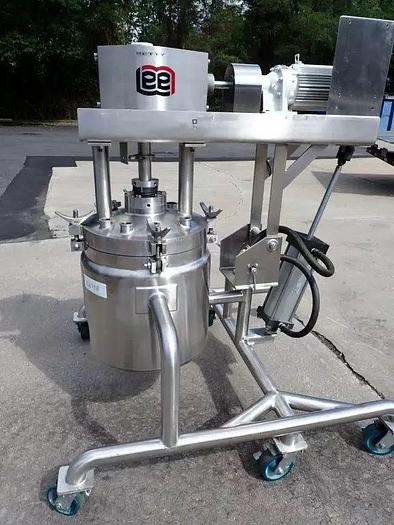 Used 10 GALLON LEE VACUUM DOUBLE MOTION AGITATED KETTLE - S/S - 100 PSI JACKET