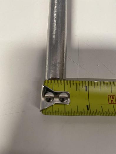 Used 10" L Stainless Steel Impeller Rod w/ 1/2" Diameter Shaft & 3 1/4" Impeller