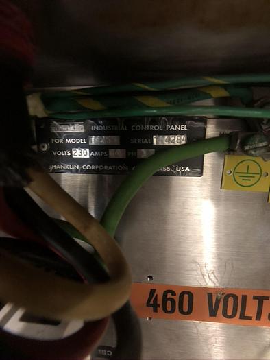 Used SHANKLIN MODEL T-62 S/S STAINLESS STEEL TWO ZONE HEAT TUNNEL