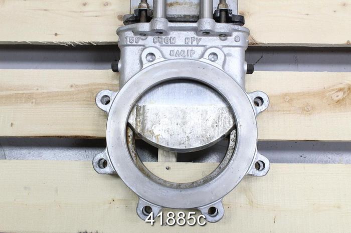 Used North Port Valves 8" Air Operated Knife Gate Valve #41885