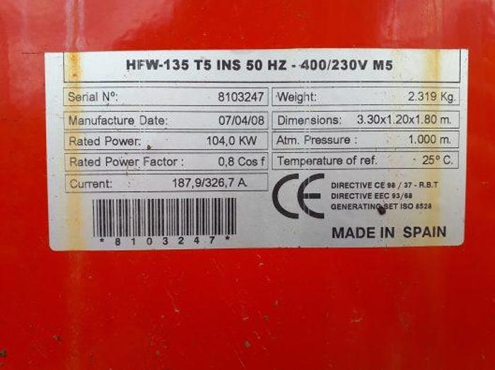 Used Himoinsa HFW-135