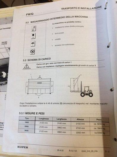 Used Kuper FW/Q 3600