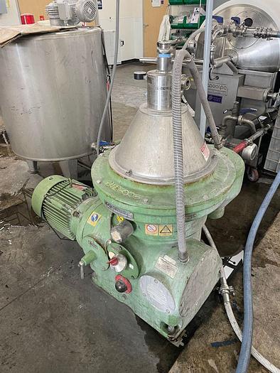 Used Centrifuge, Disc, Auto, Westfalia, WSC20-01-506, 15 HP #A744722