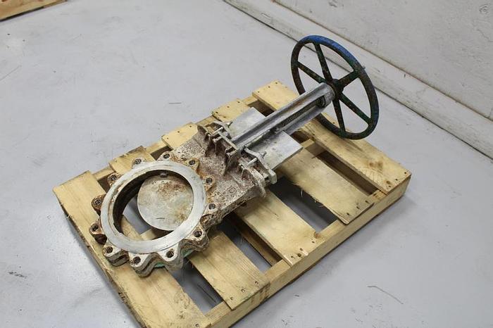 Used Rovalve 10" Hand Operated Knife Gate Valve #42269