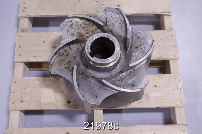 Used Goulds 3175 Impeller, 15.5", 6-Vane, Casting No.: 56626 (For 14x14x18 Pump) #21978
