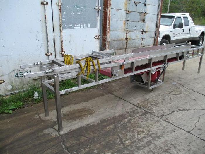Used Conveyor; Bi-Directional Intralox Belt; 18"Wx9'L