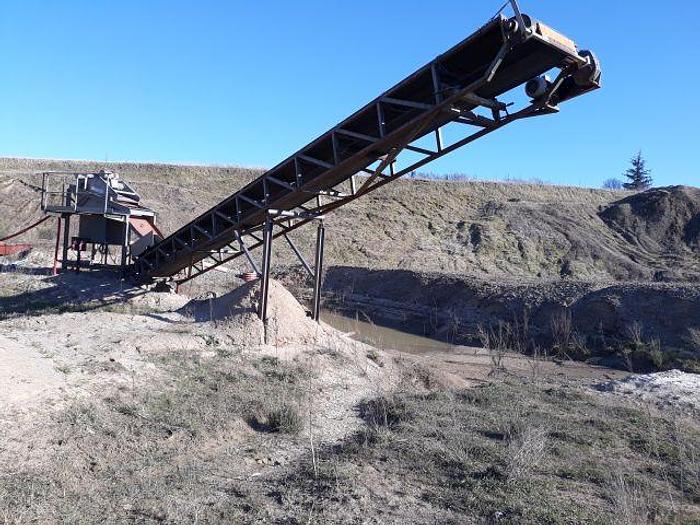 Gebraucht 2014 Terex Kieswaschanlage mit Powercrub 120 Schwertwäsche und Förderbändern