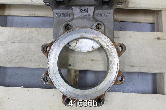 Used Fabri-Valve 6" Hand Operated Knife Gate #41636