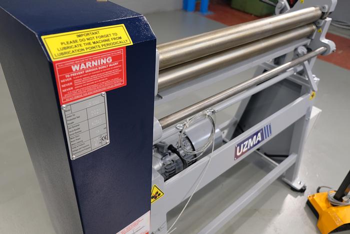 UZMA IR model small diameter Initial Pinch Power operated  Bending rollers