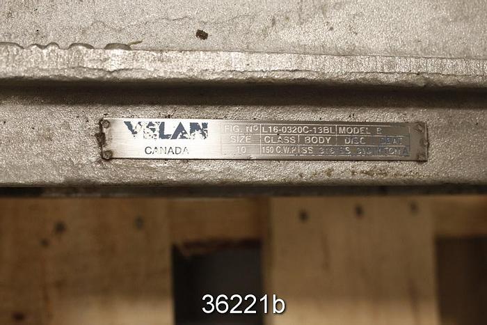 Used Velan 10" Hand Operated Knife Gate Valve #36221