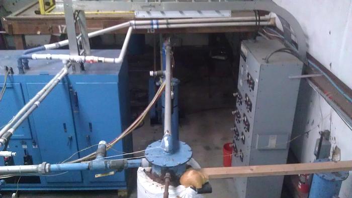 Used PILLAR VACUUM INDUCTION MELTING FURNACE.