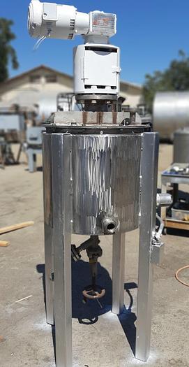 Used Tank, 45 Gallon, 304 S/st, Jkt, Agit, FT/CB #S744716