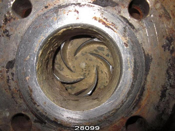 Used Goulds 3196 Pump,1.5x3x13, 5-Vane 13" Stainless Steel Impeller #28099