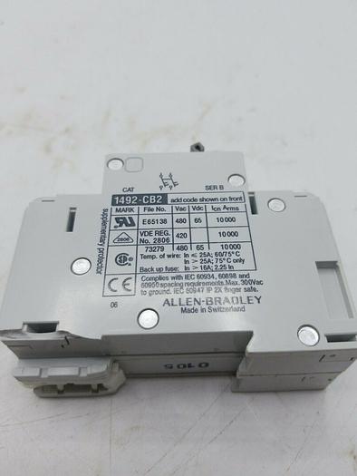 Used ALLEN BRADLEY 1492-CB2 G040