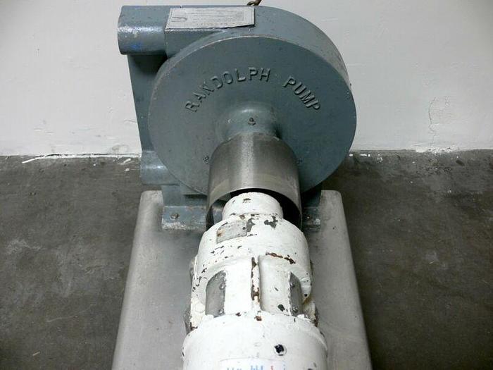 Used Randolph Peristaltic Hose Pump Model 880 w/ Baldor VWDM3558T Washdown Motor