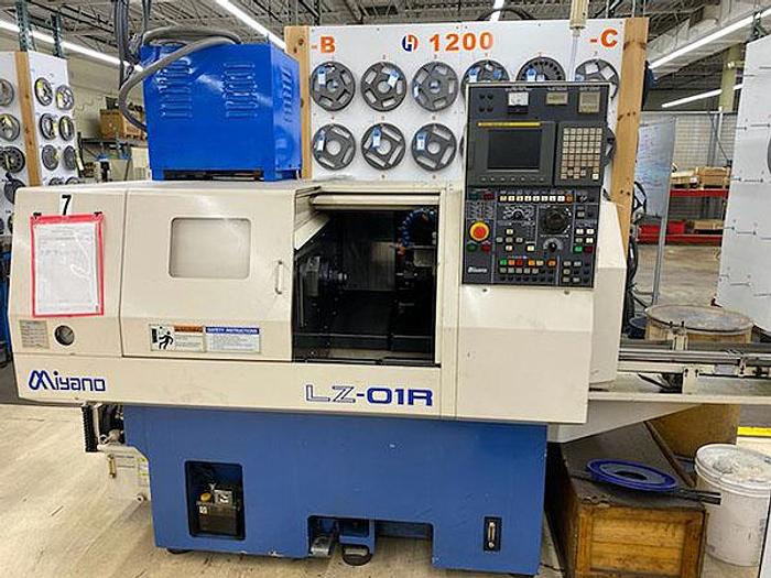 Used 3156, Miyano, LZ-01R, CNC Turning Center Fanuc 21i-T, 2002
