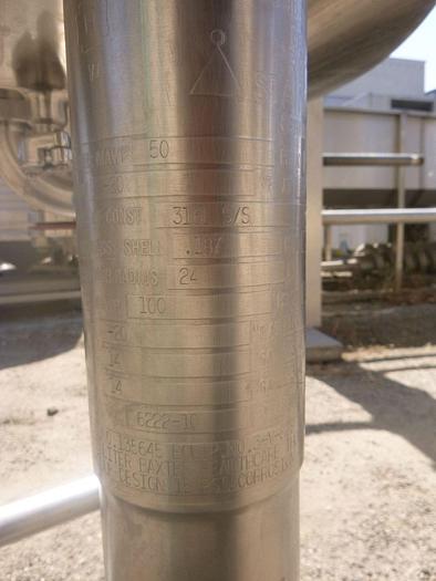 Used Tank, 79 Gallon, 316 Stainless Steel, Jacketed, 50 PSI, Fermenter, B #L744279