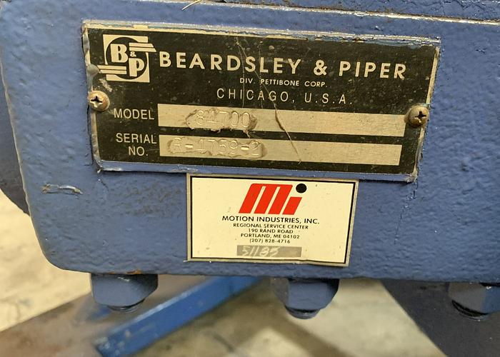 Refurbished BEARDSLEY & PIPER 100B-250 GEAR BOX