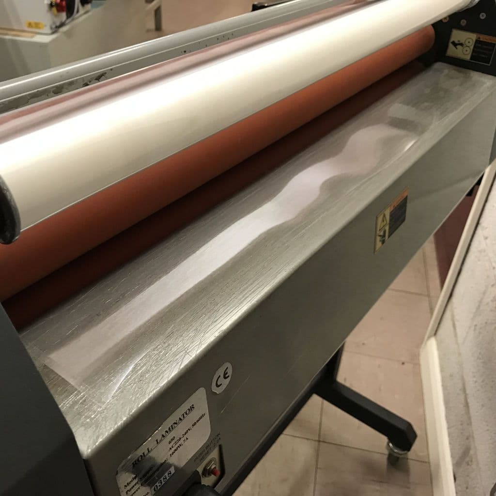 Used Linea DH-650 Roll-Fed A1 Hot Laminator - Grey Version
