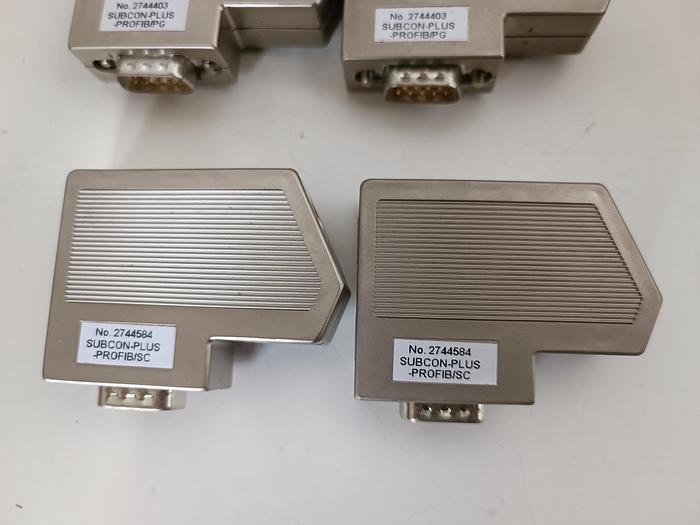 10 Stück Profibus Stecker, versch. Typen siehe Liste,  Phönix neuwertig